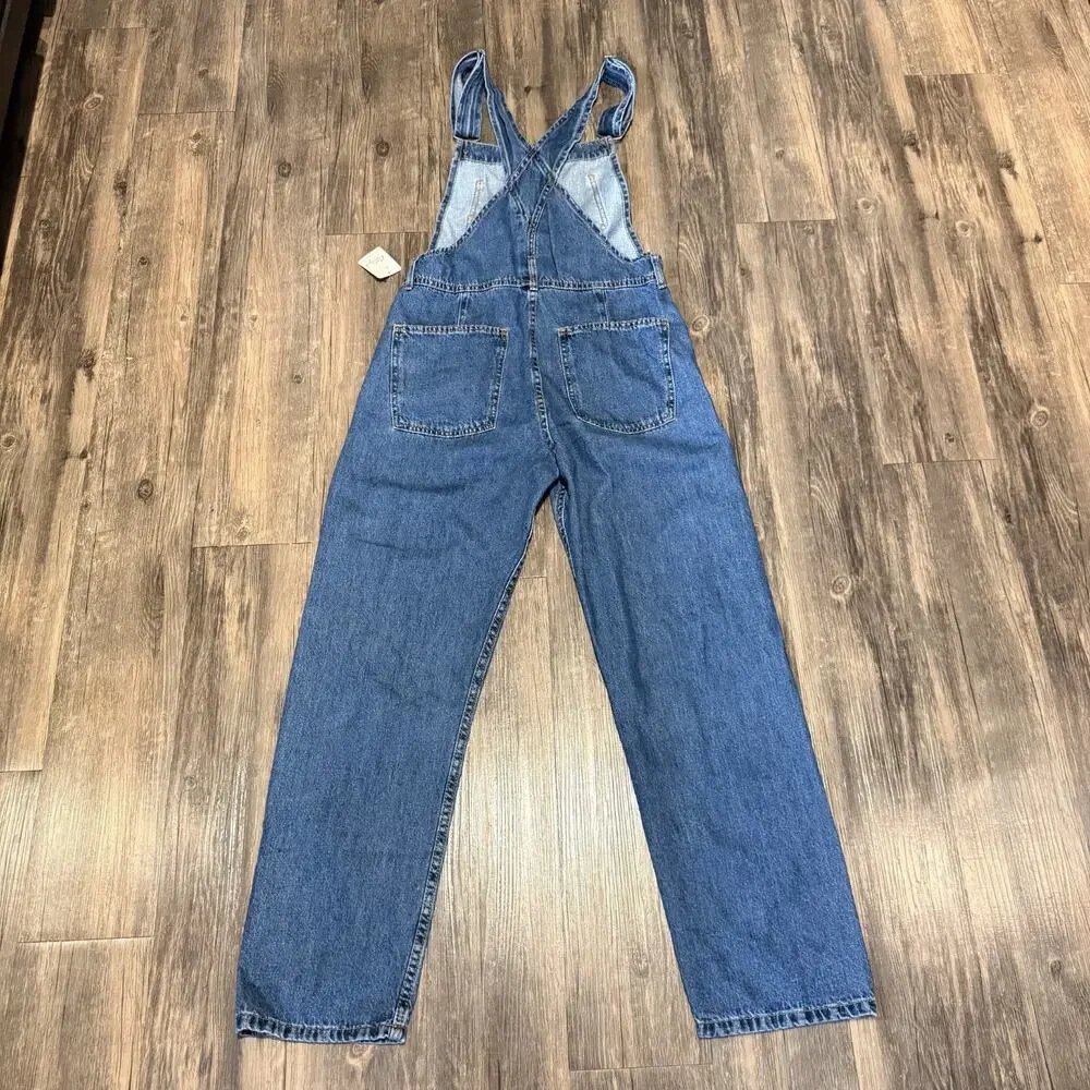 Free People We the Free Ziggy Blue Denim Overalls NWT Women's Size XS